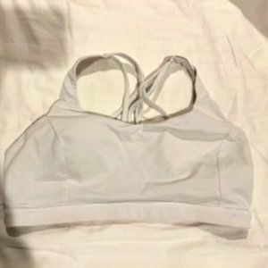 lululemon Free to Be Serene Bra, White, Size 12
